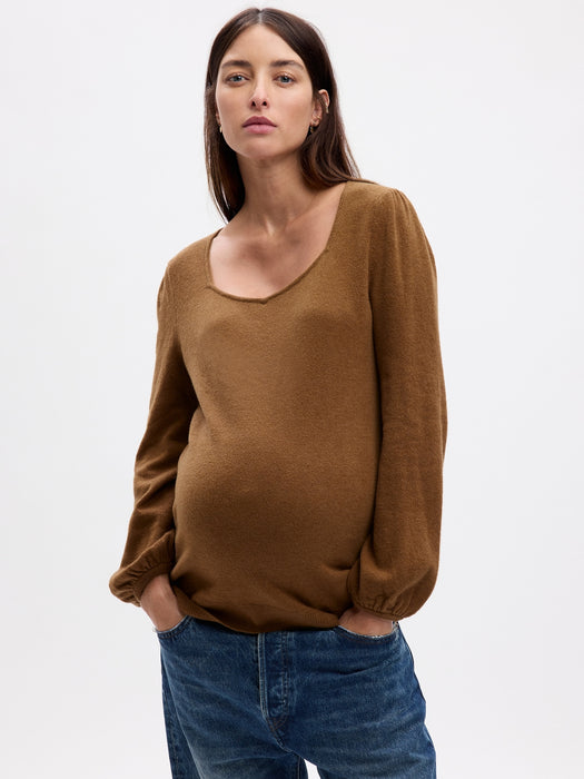 Maternity Sweetheart Sweater