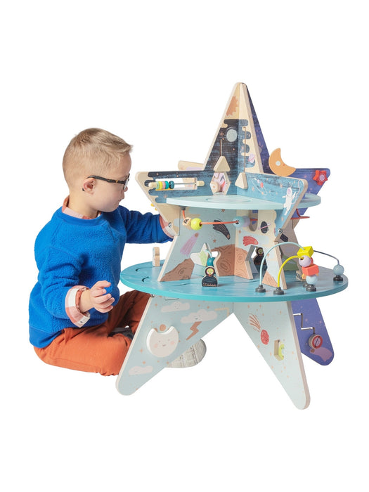 Celestial Star Explorer Toddler Wooden Activity Center