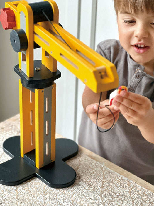 Little Builder Toddler Yellow Crane Toy