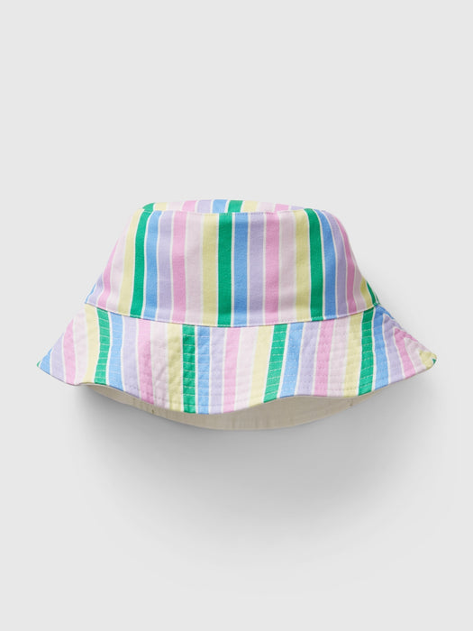 Kids Organic Cotton Reversible Bucket Hat