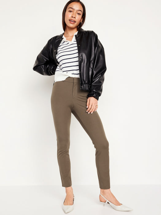 High-Waisted Pixie Skinny Ankle Pants