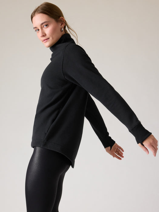 Cozy Karma Twist Neck Sweatshirt