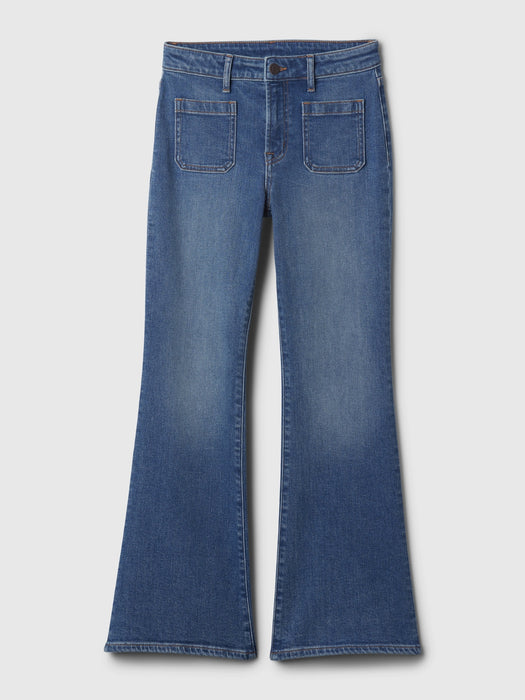 Kids High Rise '70s Flare Jeans