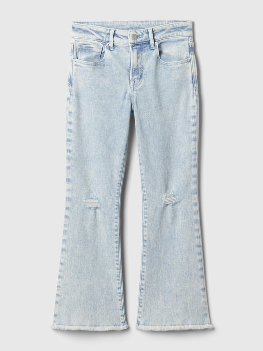 Kids High Rise '70s Flare Ankle Jeans