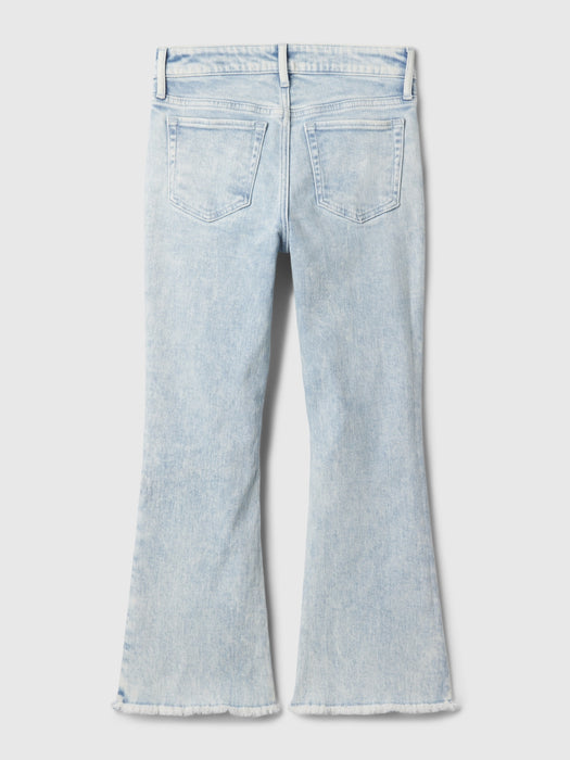 Kids High Rise '70s Flare Ankle Jeans