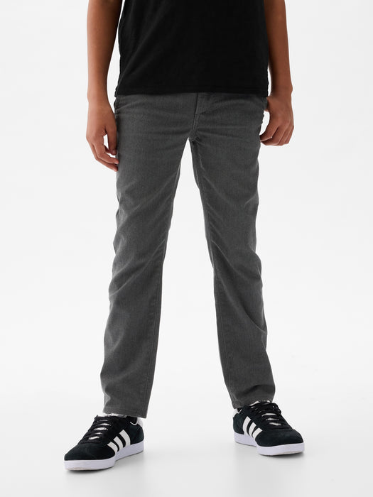 Kids Uniform Straight-Fit Stretch Khakis