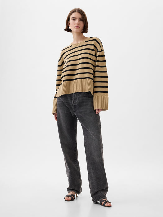 24/7 Split-Hem Shrunken Sweater