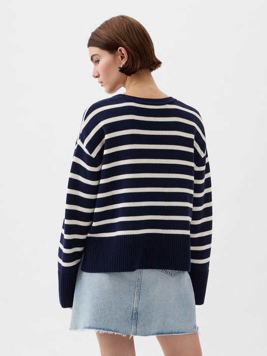 24/7 Split-Hem Shrunken Sweater