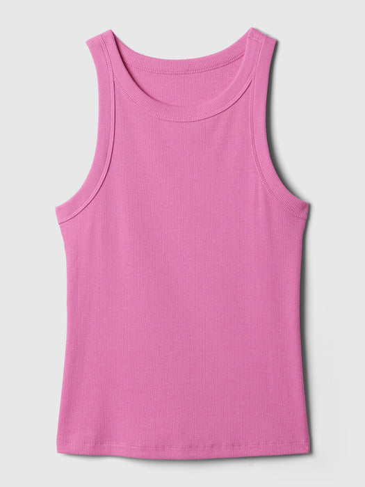 Modern Rib Halter Tank Top