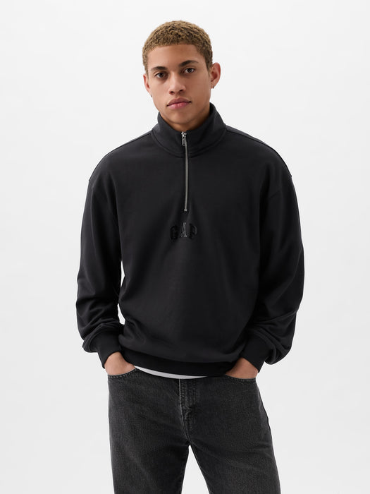 Mini Logo Half-Zip Pullover