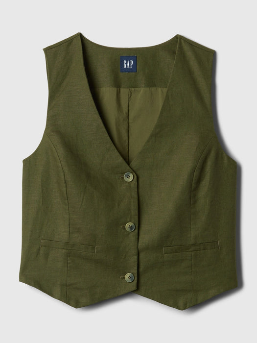 Linen-Cotton Vest