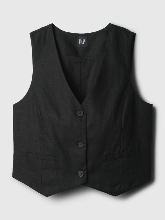 Linen-Cotton Vest