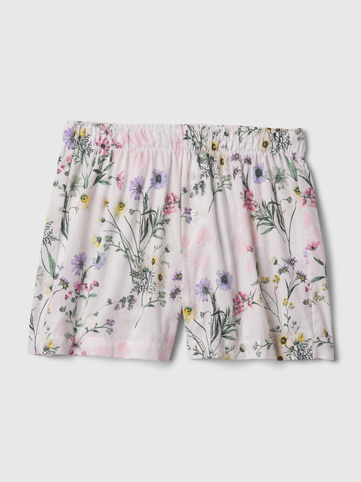 Poplin PJ Shorts