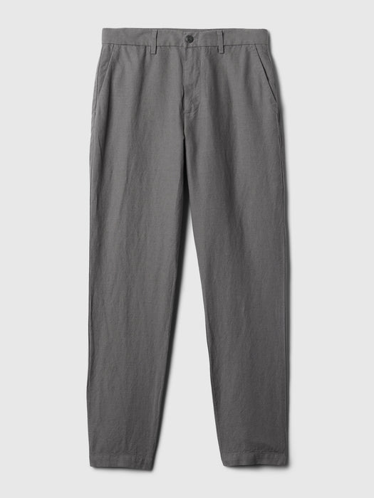 Linen-Cotton Trousers in Slim Fit