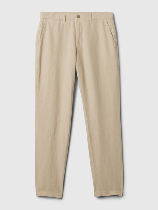 Linen-Cotton Trousers in Slim Fit