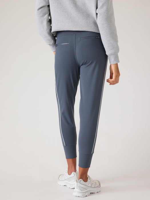 Venice High Rise Track Stripe Jogger