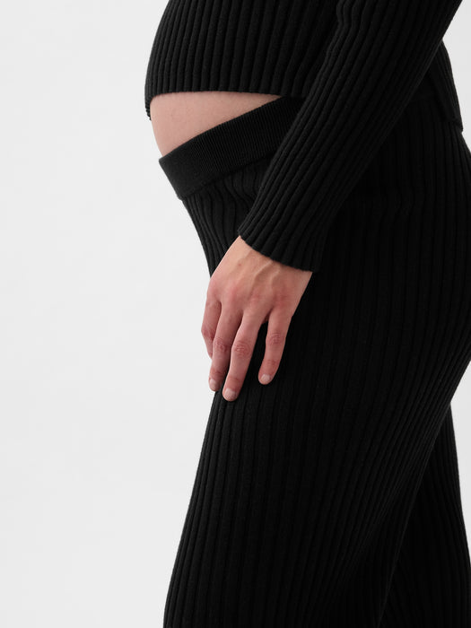 Maternity Rib Sweater Pants