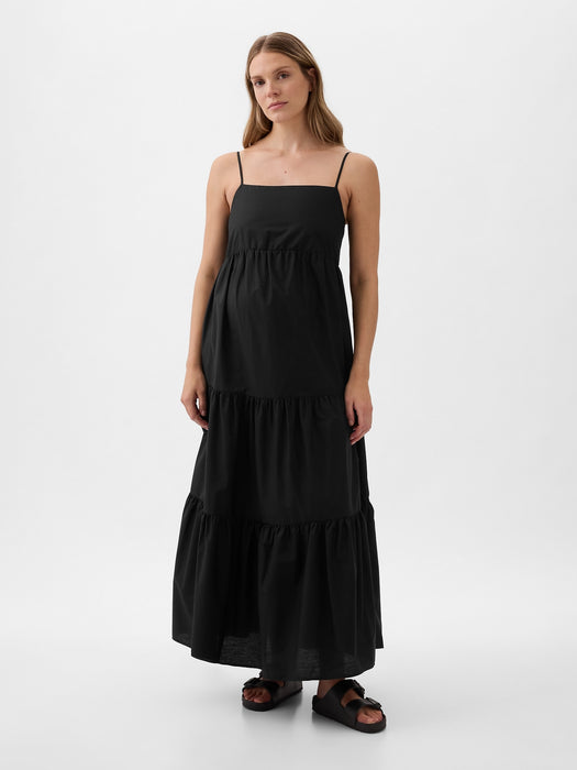 Maternity Tiered Maxi Dress