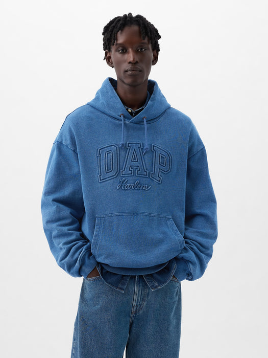 GAP × DAP Denim Logo Hoodie