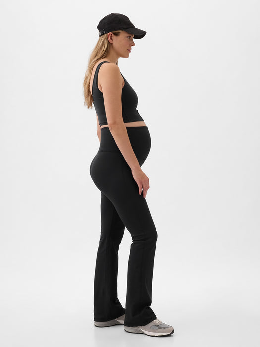 Maternity Power Full Panel Flare Leggings