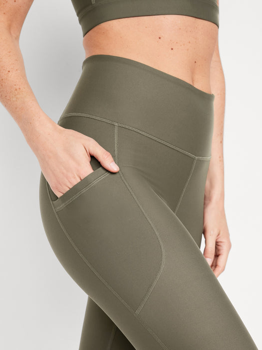 High-Waisted PowerSoft Crop Leggings