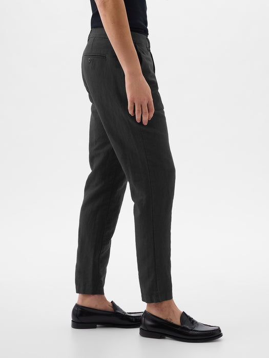 Linen-Cotton Trousers in Slim Fit