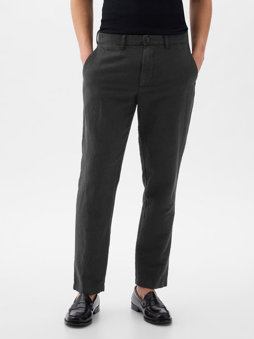 Linen-Cotton Trousers in Slim Fit