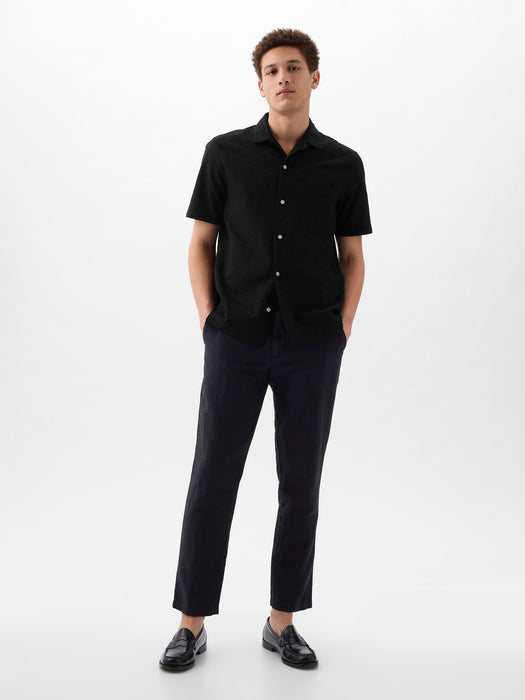 Eyelet Resort Shirt in Standard Fit