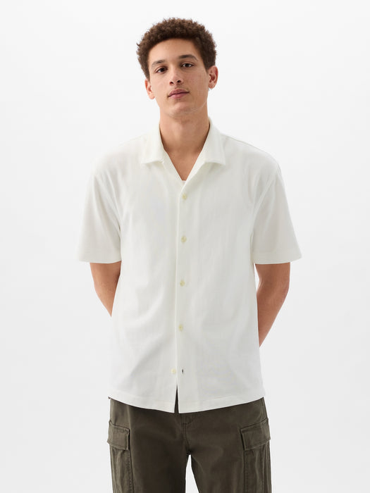 Pique Oxford Shirt