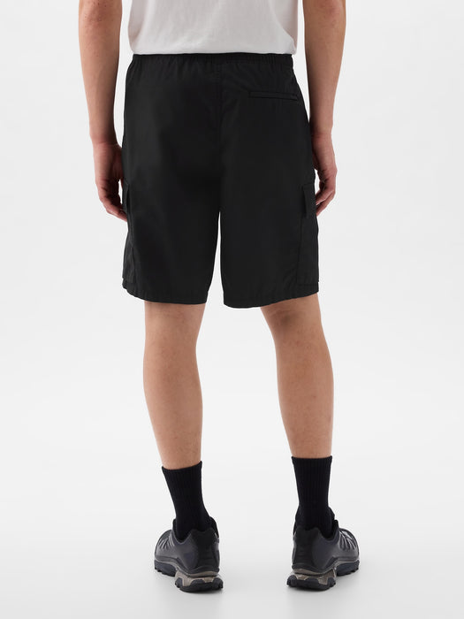 8" Poplin Cargo Shorts