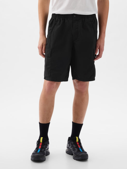 8" Poplin Cargo Shorts