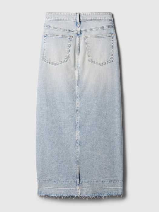 Denim Midi Skirt