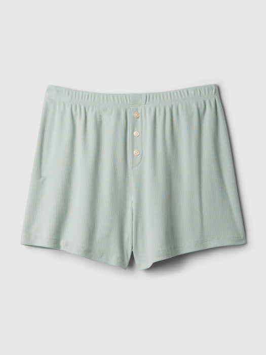 Mini Rib PJ Shorts