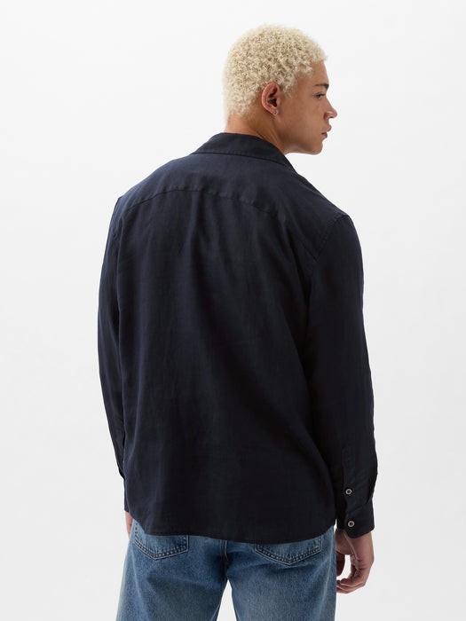 Linen Two-Pocket Shirt