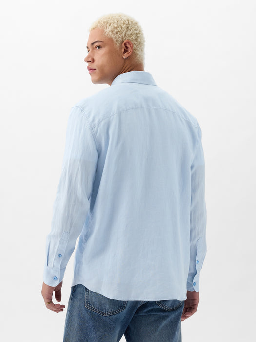 Linen Two-Pocket Shirt