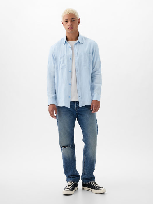 Linen Two-Pocket Shirt