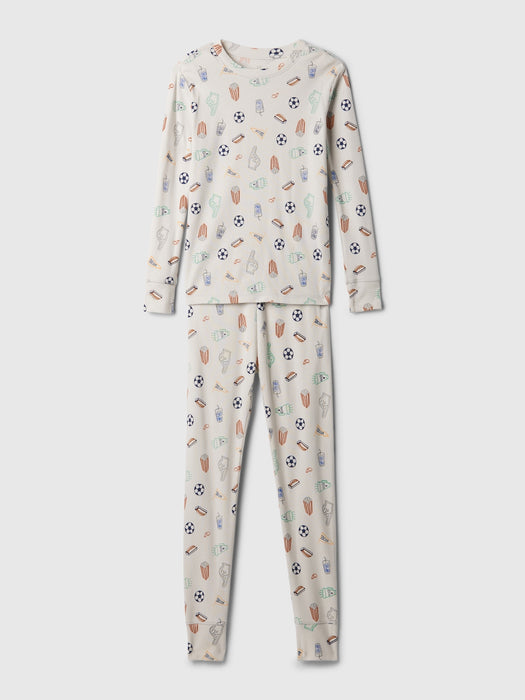 Kids Organic Cotton Print PJ Set