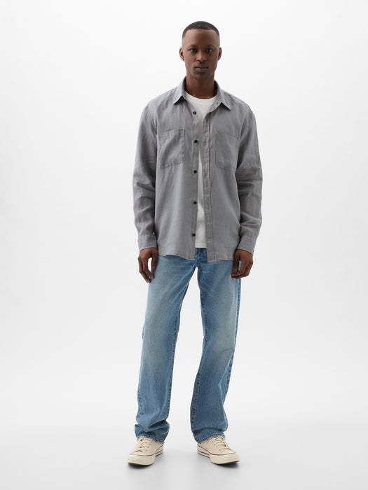 Linen Two-Pocket Shirt