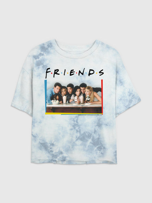 Friends Graphic Boxy Cropped Tee