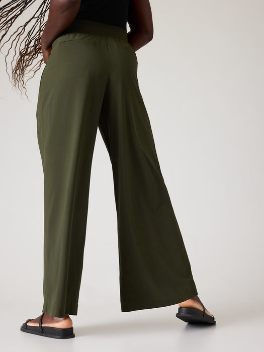 Brooklyn Heights High Rise Pleated Wide Leg Pant