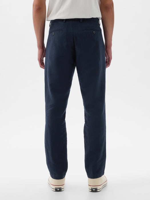 Linen-Cotton Trousers in Slim Fit