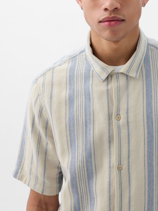 Linen-Cotton Resort Shirt