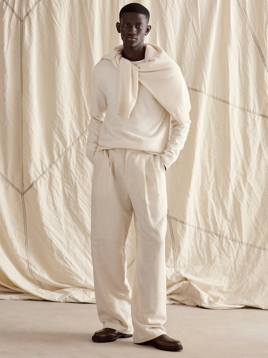 Agustin Relaxed Linen-Blend Pant