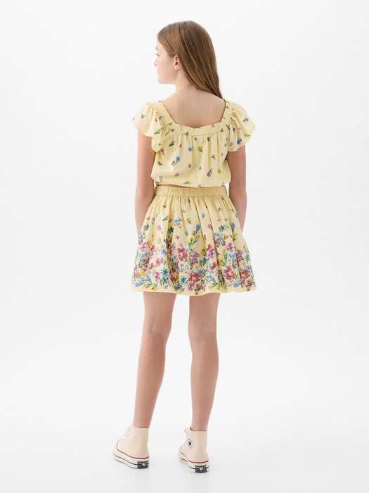 Kids Linen-Cotton Skirt