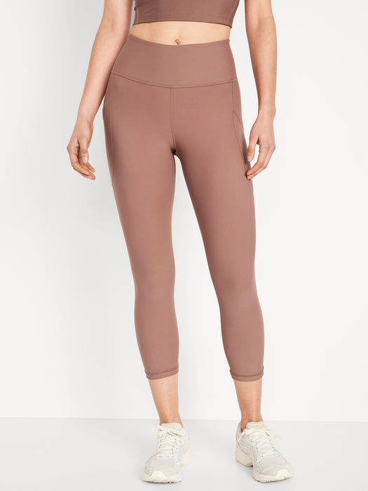 High-Waisted PowerSoft Crop Leggings