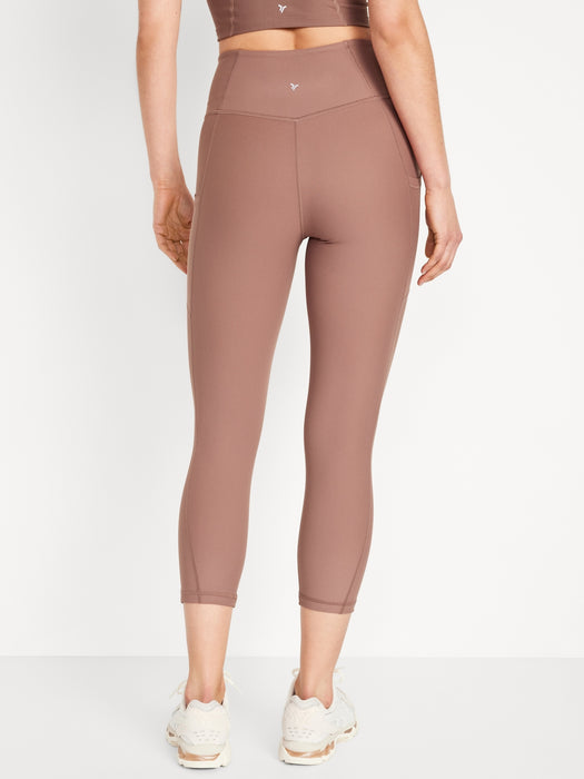 High-Waisted PowerSoft Crop Leggings