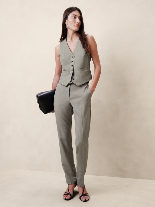 Siena Slim Italian Wool Ankle Pant