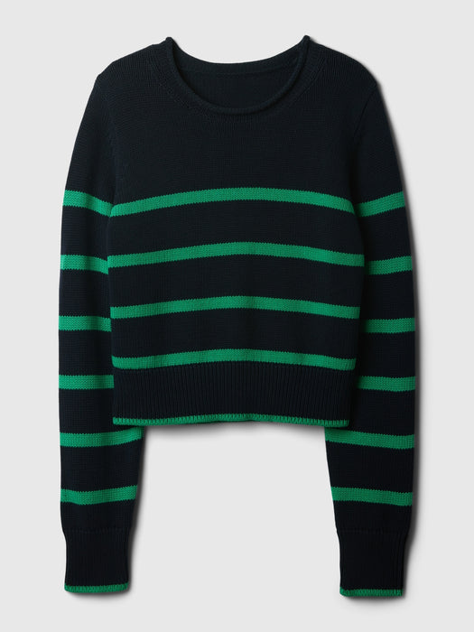 Shrunken Roll Neck Sweater