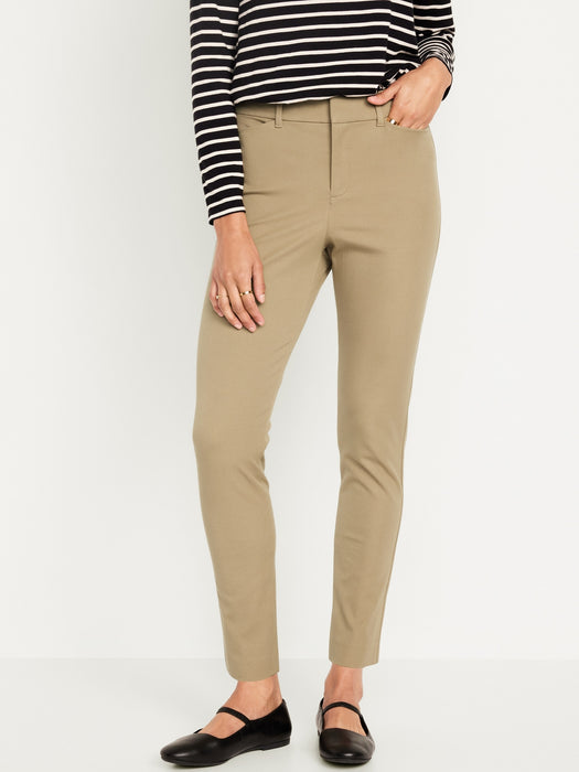 High-Waisted Pixie Skinny Ankle Pants