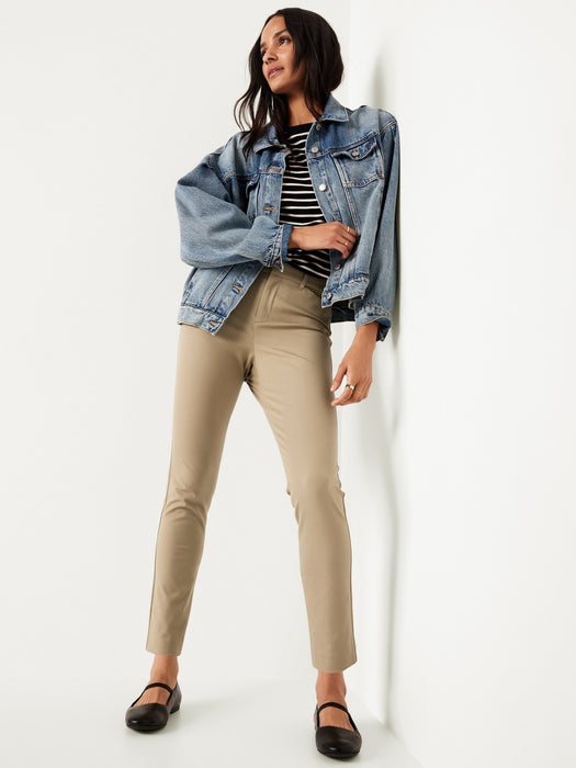 High-Waisted Pixie Skinny Ankle Pants